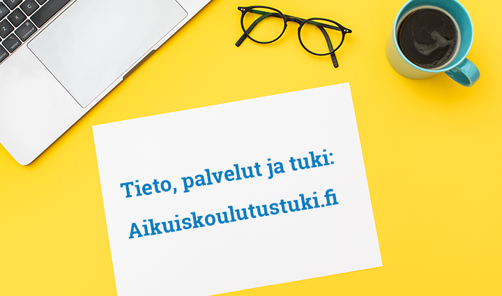 Aikuiskoulutustuelle omat verkkosivut